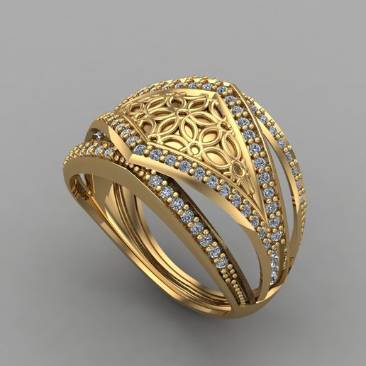 Women Ring 3DM Womens Ring 3d models 3D print model 3D print model 3D model