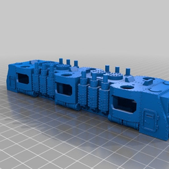 9c77da4a92c61d2f6eee408822b4477a.png Download free STL file WARHAMMER 40K Armored train BIGGER loco - 18 mm scale - 1:87 HO gauge • 3D print object, nenchev