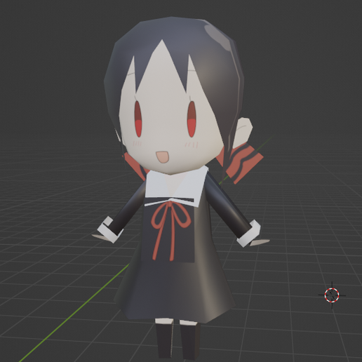 ❤️‍🔥 Mini Kaguya Sama Love Is War Paper craft・Free OBJ File