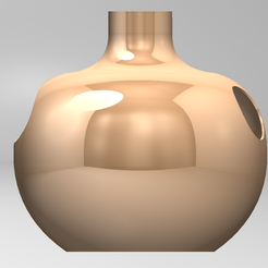 vase-troue-face.png Moderne Vase mit Löchern