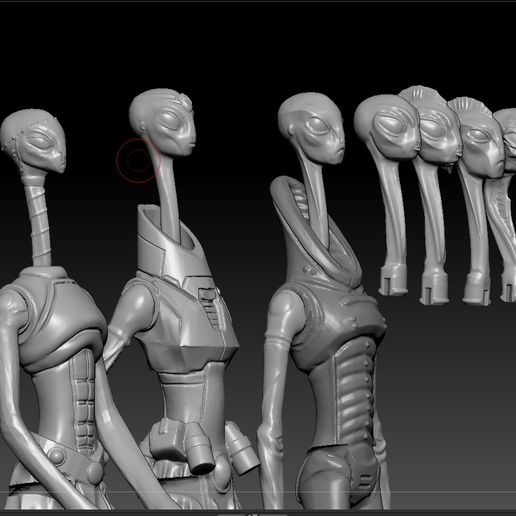 screenshot.384.jpg STAR WARS .STL The Bad batch OBJ. Kamino characters 3d KENNER STYLE ACTION FIGURE.