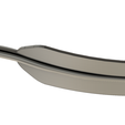 paddle_v14 v10-06.png A real paddle blade for a rowing oar boat for 3d print cnc