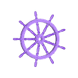 seawheel_v03_full_stl.stl Ships Steering Wheel v03 for 3d-print and cnc