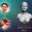01.jpg Selena Gomez Bust 3D print model
