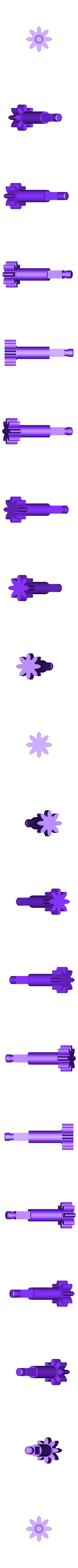 roue_de_remonrage.stl スパイラル・エスケープメント・ムーブメント