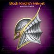 3.jpg Black Knight Helmet From Marvel Comics - Fan Art 3D print model