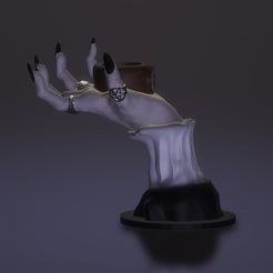 Image-1.jpg Salem Witch hand candle holder