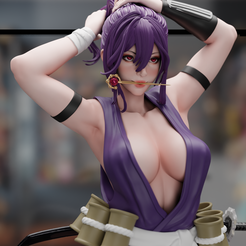 4.png Yuzuriha (Hell's Paradise) STL READY-TO-PRINT W/ NSFW VARIATION