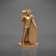 Paladin-front_perspective.243.jpg ELF PALADIN CHARACTER GAME FIGURES 3D print model