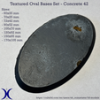 Oval_bases_Concrete042B_promo.png Набор овальных оснований - текстура бетона 42 (60-170 мм) | Идеально подходит для настольных игр и ролевых игр