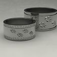 Wedding-rings-Wolf-tracks-5.jpg Archivo STL Anillos de boda Wolf tracks・Modelo imprimible en 3D para descargar