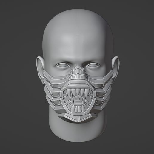 Masque Reptile – Mortal Kombat 9 – Réplique Forjadict3d (Fan Art, Neuf)