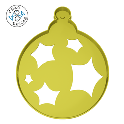 Christmas_Ornament.png Ornament - Christmas - Cookie Cutter - Fondant - Polymer Clay