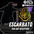 1.png Archivo STL Escultura de Escarbato para guardar joyas・Plan de impresora 3D para descargar