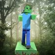 zombie-forest.jpeg Minecraft Zombie movable figurine