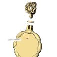 volume1.jpg Cluster bail Art deco pattern N04 memory pendant 3D print model
