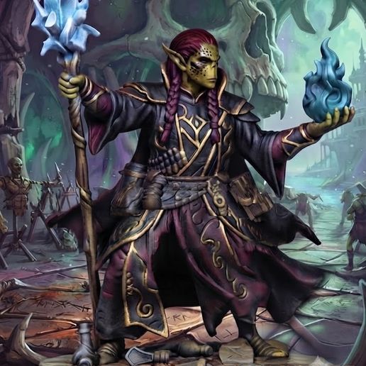 Gythyanki Wizard 3D model by KamikazeDesigns