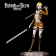 | oT ely tc \®@ | ZENBRUSH3D Archivo 3D Annie Leonhart - Attack On Titan - Shingeki no Kyojin 3D PRINTING MODEL STL・Diseño de impresora 3D para descargar