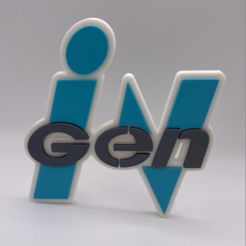3D многоцветный логотип/знак - inGen