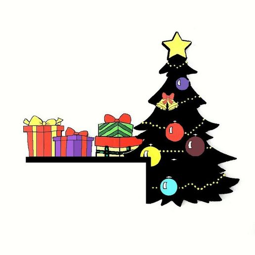 door-frames-christmas-tree-presents.jpg door frames christmas tree presents