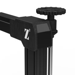 FAGFABBD-1-REV-A.jpg STL-Datei ANYCUBIC KOBRA - Z-Achsen-Führung mit Rändelrad auf der rechten Seite・Design für 3D-Drucker zum herunterladen