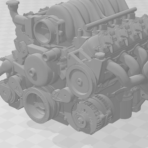 Archivo STL Motor V8 escala 1/10・Diseño imprimible en 3D para descargar ...