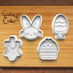 Bild.jpg 3D file Easter Cookie Cutter set 0292・3D printable model to download
