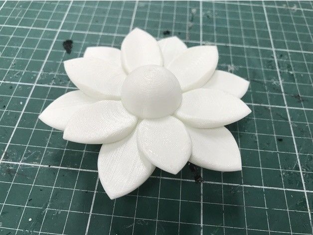 984701a9310993a9934ffd0a1edcfe3b_preview_featured.jpg Download free STL file Flower • 3D printer template, Hex17
