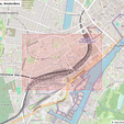 Copenhagen,-Vesterbro_location_map.png Copenhagen, Vesterbro, Denmark - 3D Miniature