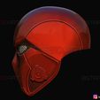 04.jpg Red Hood Mask Damaged - TITANS season 3 - DC comics Cosplay 3D print model