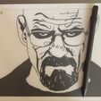 Walter-White-6.jpg Quebrando o mal: Walter White - Litografia com moldura