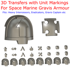 Gravis-Heavy-Intercessor-Squad-Markings-v1-2.png STL file 3D Transfers Unit Markings for Space Marines Gravis Heavy Intercessor shoulder pads・3D printer design to download