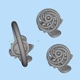 23342323.jpeg bee earrings ring 3D print model
