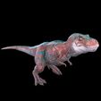 UV-2.jpg REX DINOSAUR Tyrannosaurus Rex FOREST NATURES HUNTER RAPTOR TIGER RIGGED ANIMATED BLEND FILE FBX STL OBJ PREHISTORIC