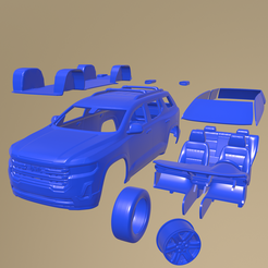 a21_005.png Archivo STL Gmc Acadia 2020 COCHE IMPRIMIBLE EN PARTES SEPARADAS・Modelo para descargar e imprimir en 3D