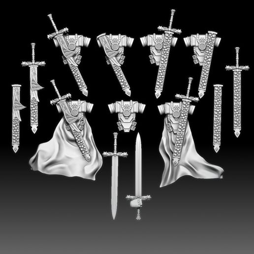 Knights of the Lion - Backpacks and Swords