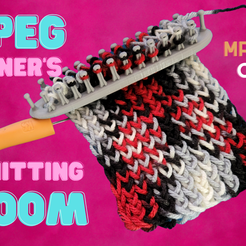 12-Peg.png 12 Peg Rectangular Knitting Loom