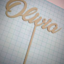 IMG_20221220_151025_266.jpg STL file Olivia vertical topper・3D print model to download