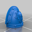 IW_2_MKIII_Shoulder_Pad.png (Chaos) Space Marine Shoulder Pads - Iron Warriors