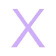 X.stl Alphabet Toy Shape Sorter