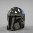 Helmet_V3_1.jpg Full Beskar armor from The Mandalorian UPDATED 3D print model