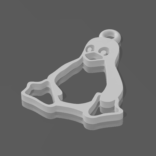 PENDING LINUX LOGO 3D model