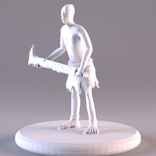 image3.png Modelo de impressão 3D de guerreiro tribal