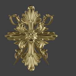 1.png Fichier STL Collier de Lady Alcina Dimitrescu・Objet imprimable en 3D à télécharger