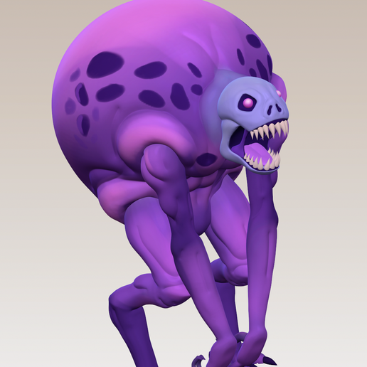 Inflated zombie monster STL File for 3D printingCults