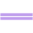KWR3_Geraden_80.stl Double crossing turnout 22.5° (R3, track 1)