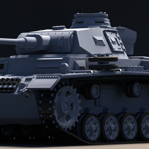 Panzer III Tank 1:35 Scale Model
