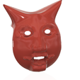 devil-mask v1-00.png Devil mask cosplay domination Skull for 3d-print and cnc