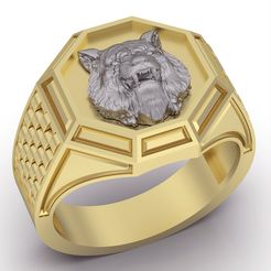 keyshot-jewelry-scene-setup-set-3.10409.jpg Fichier STL Anneau de loup・Modèle imprimable en 3D à télécharger