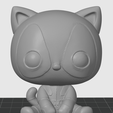 8be2b23b-9f52-44ac-9447-d61f929363bc.png CatPool - Deadpool Cat Figurine - No Supports 3D Print STL/3MF